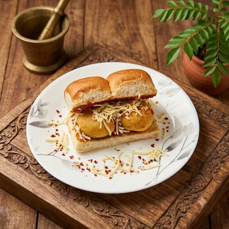 Cheese Vada Pav