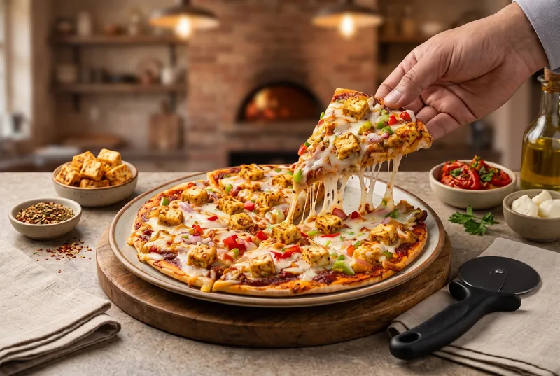 Paneer Tikka Pizza